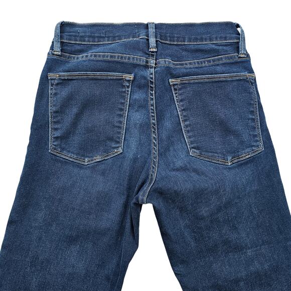 Le High Skinny Jeans Frame Size 26 Dark Stretch Denim NortHampton High Rise - Picture 9 of 10